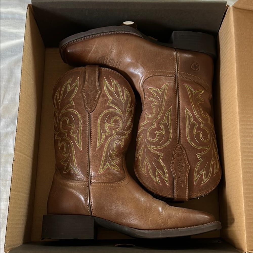 Women’s cattle drive western boot